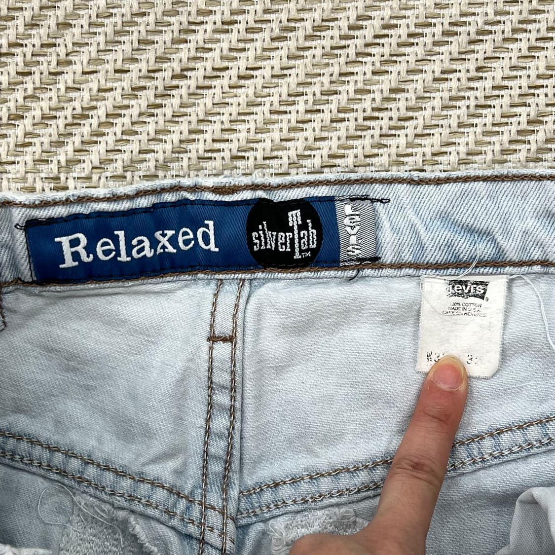 usa리바이스 실버탭 데님팬츠 r2461 상품이미지7