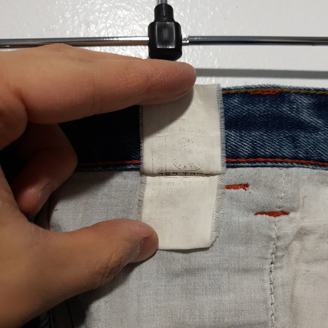 칼카니 카펜터 더블니 올드스쿨 Y2K 힙합 와이드 데님 팬츠 청바지 상품이미지8