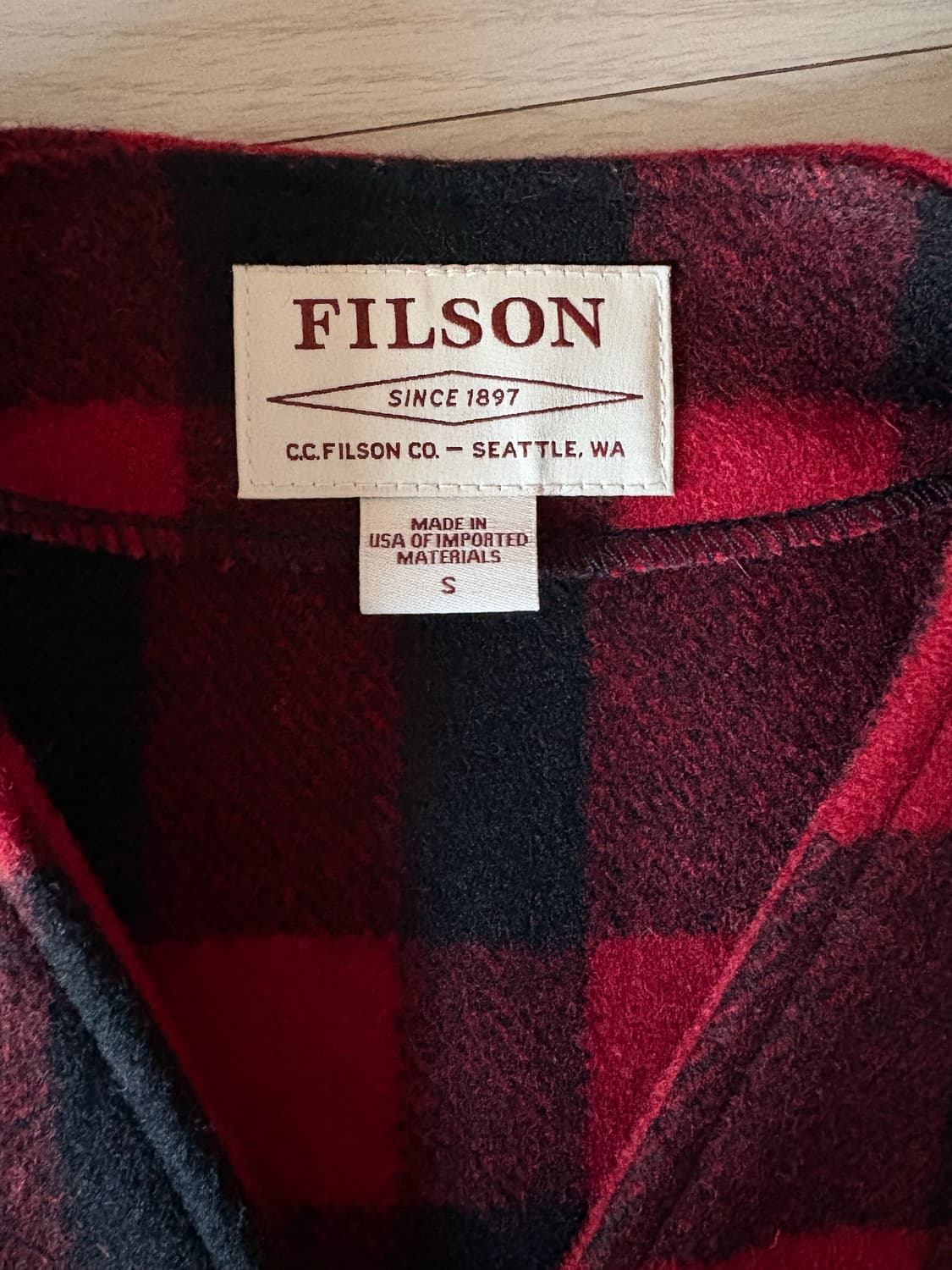 filson(필슨) 매키노 울 베스트 팝니다. 상품이미지2