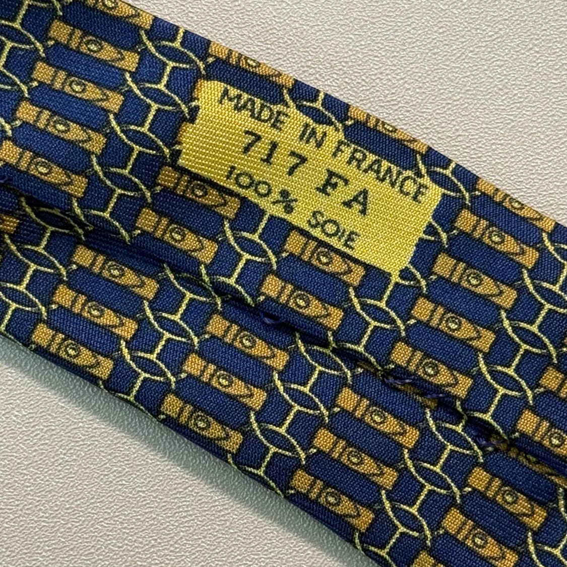 에르메스 Hermes 빈티지 레트로 실크 넥타이 상품이미지4