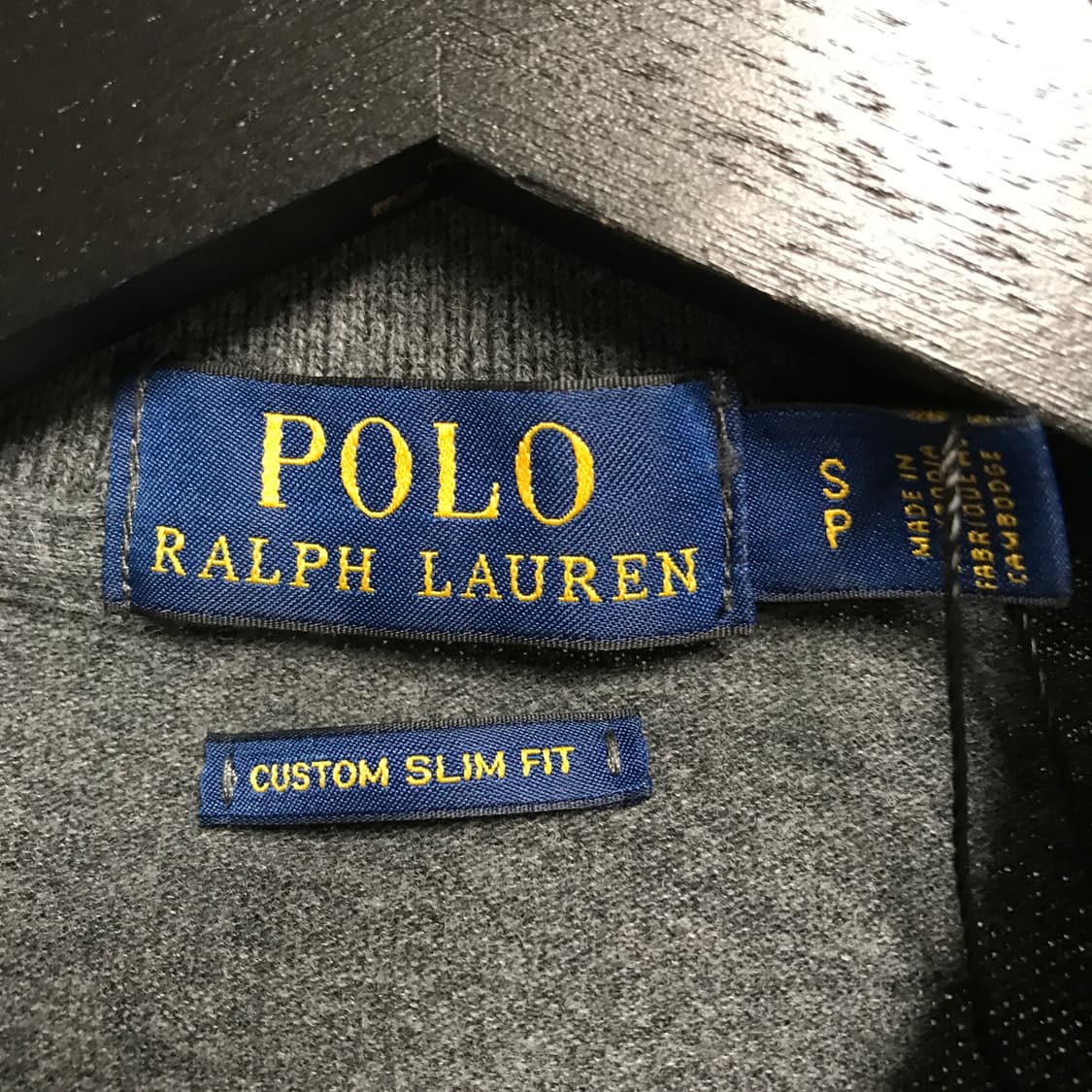폴로 랄프로렌 PK 긴팔 카라티 차콜 S 상품이미지5