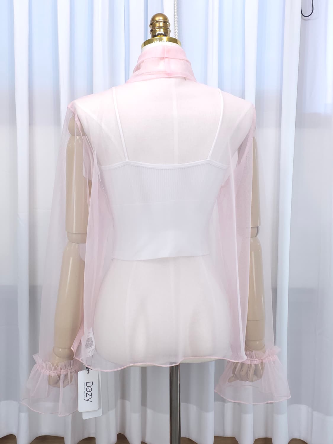 시스루 블라우스 상품이미지3