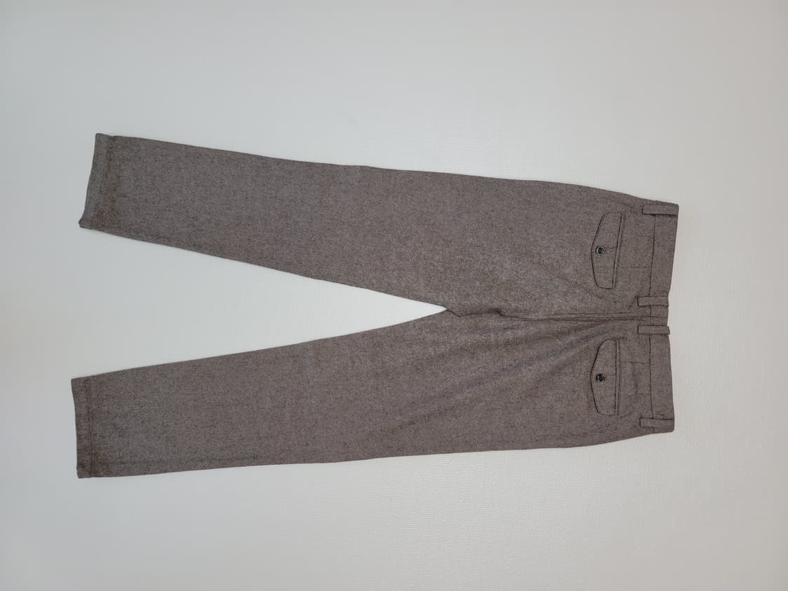 언더우드 UNDERWOOD 남자 헤링본 모직 바지 32 브라운 상품이미지9