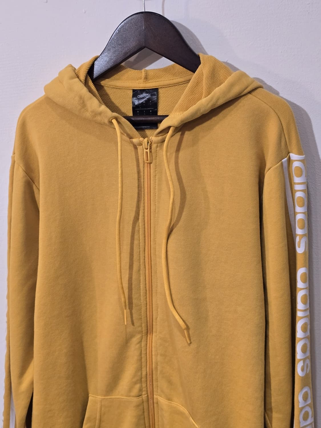 Adidas Mustard Yellow Full Zip Hoodie 상품이미지2
