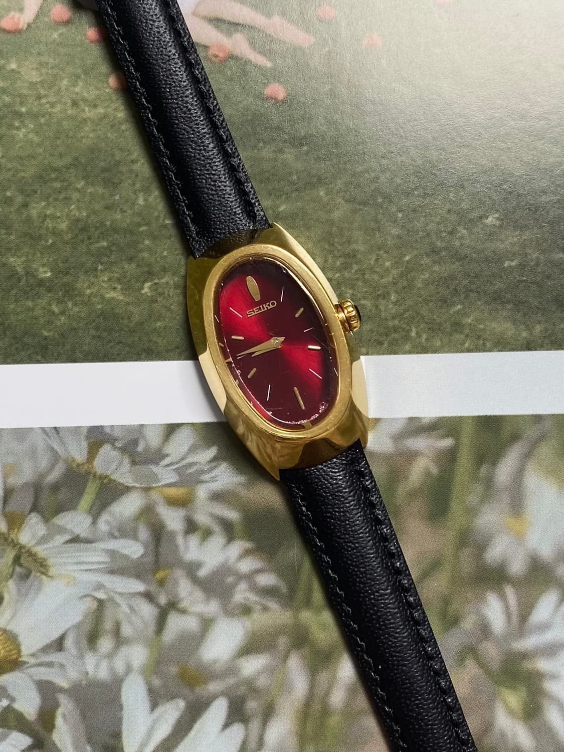 Seiko 세이코 오벌 레드 선레이 상품이미지1