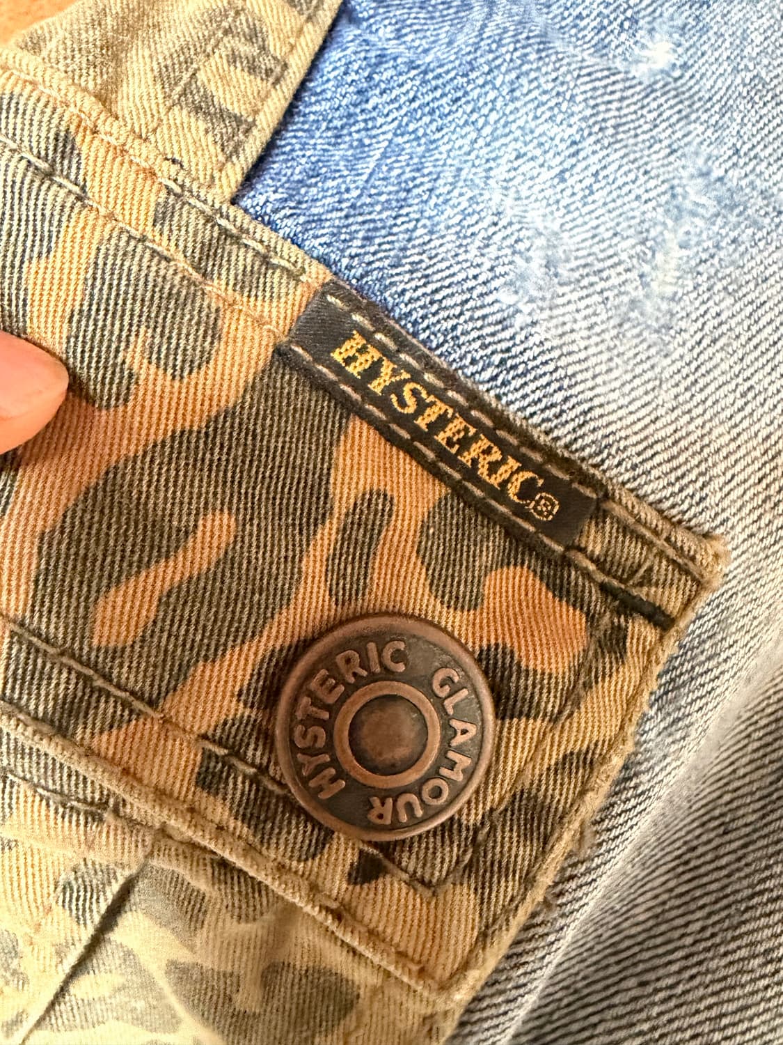 히스테릭글래머 레오파드 팬츠 진 상품이미지4