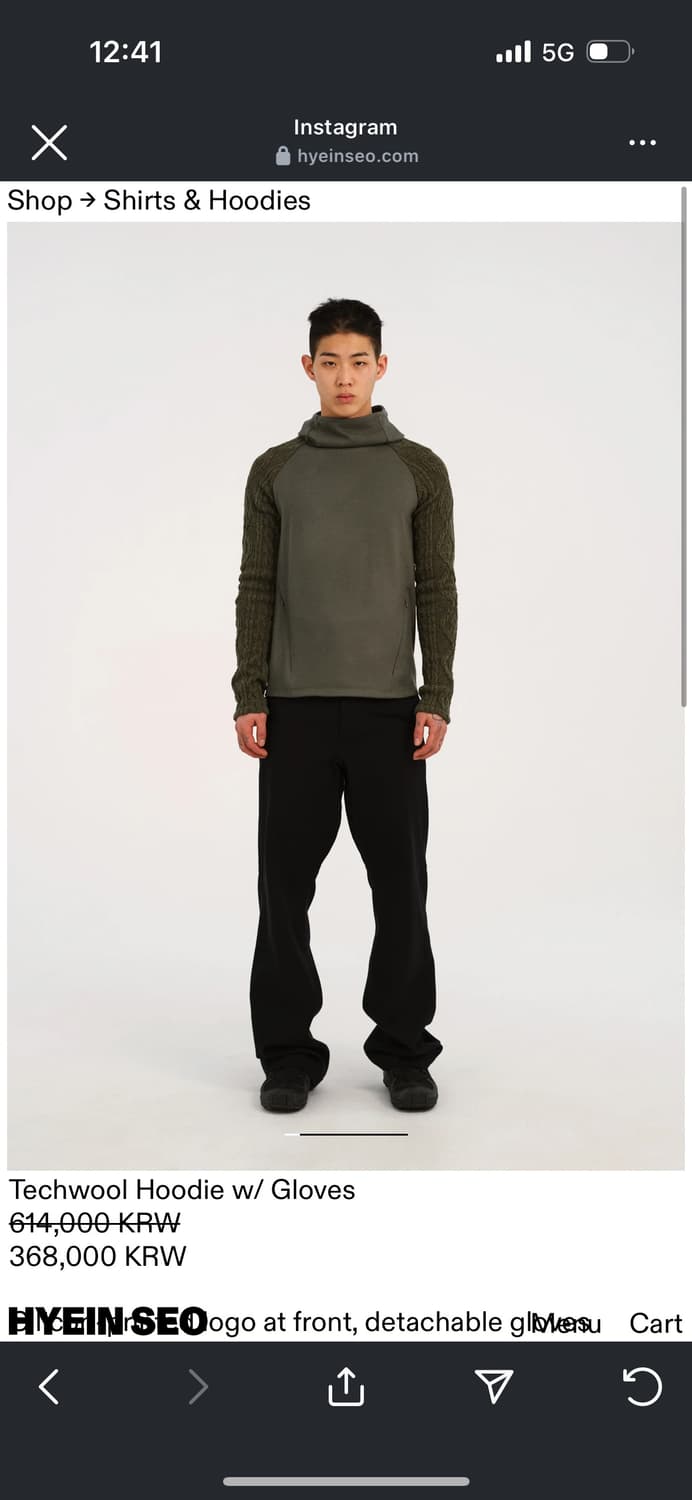 혜인서 테크니컬 후디 상품이미지1