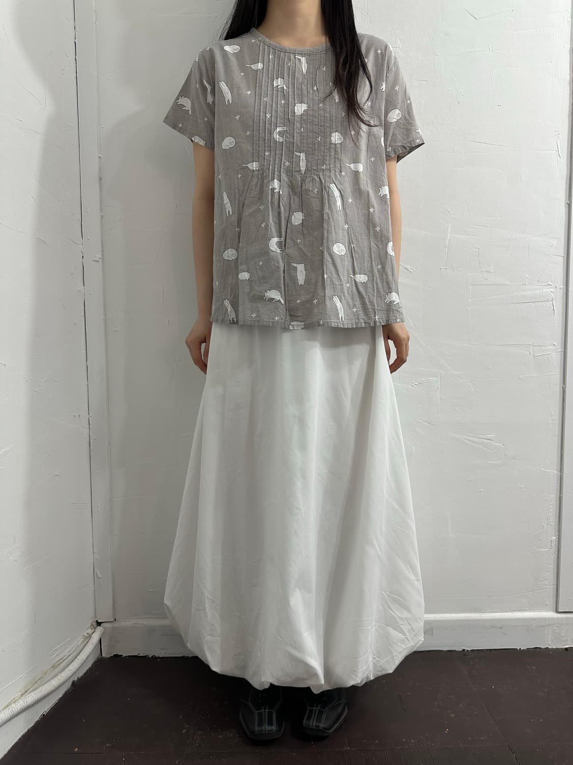 louere white puff dress 상품이미지3