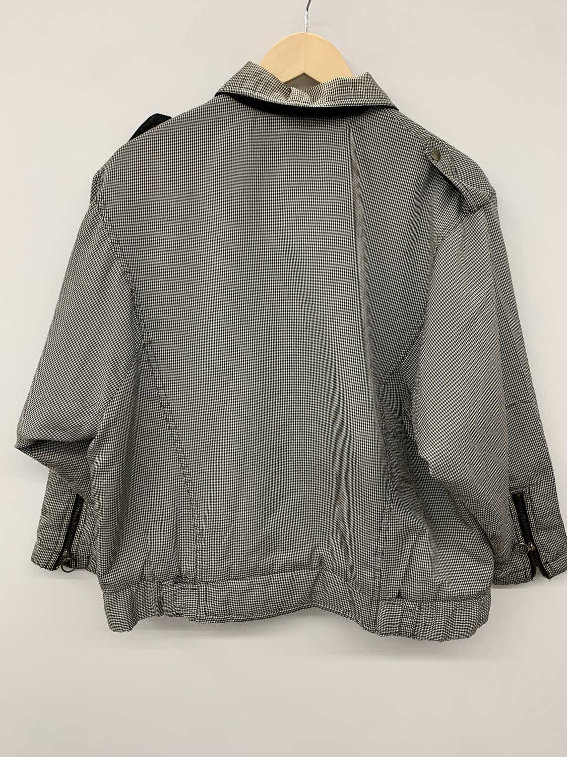 재패니즈 체크 봄버 상품이미지4