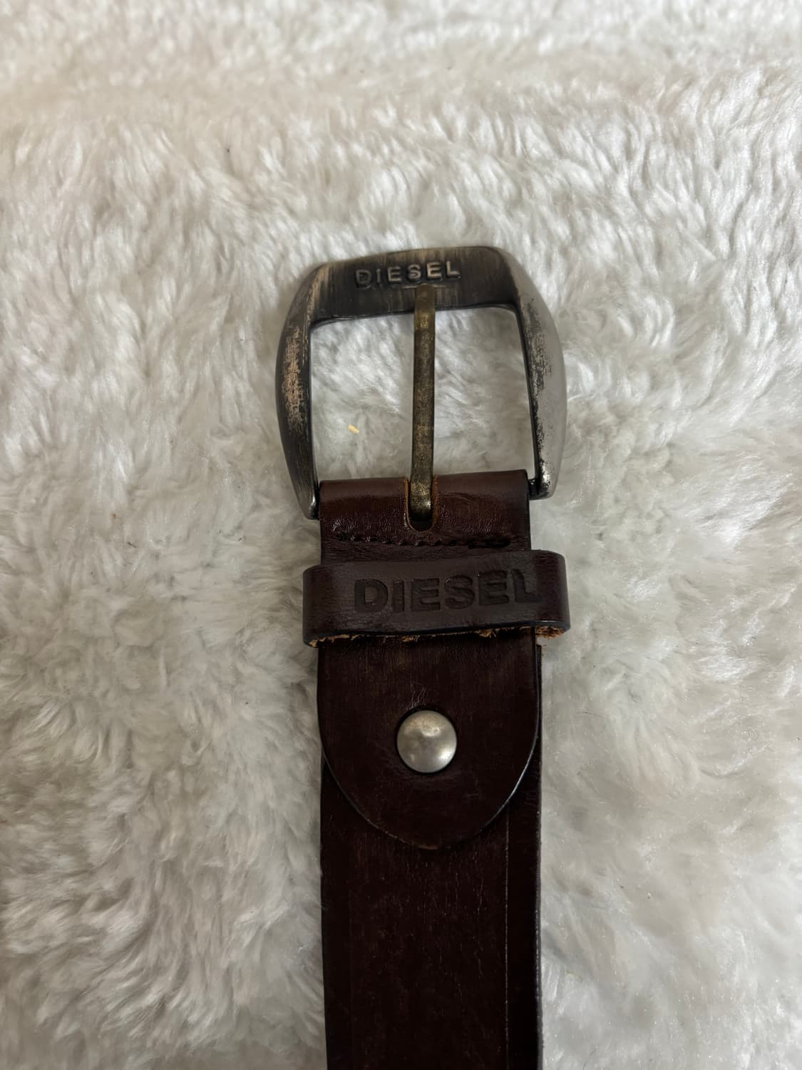 디젤(Diesel)빈티지 가죽 벨트 상품이미지3