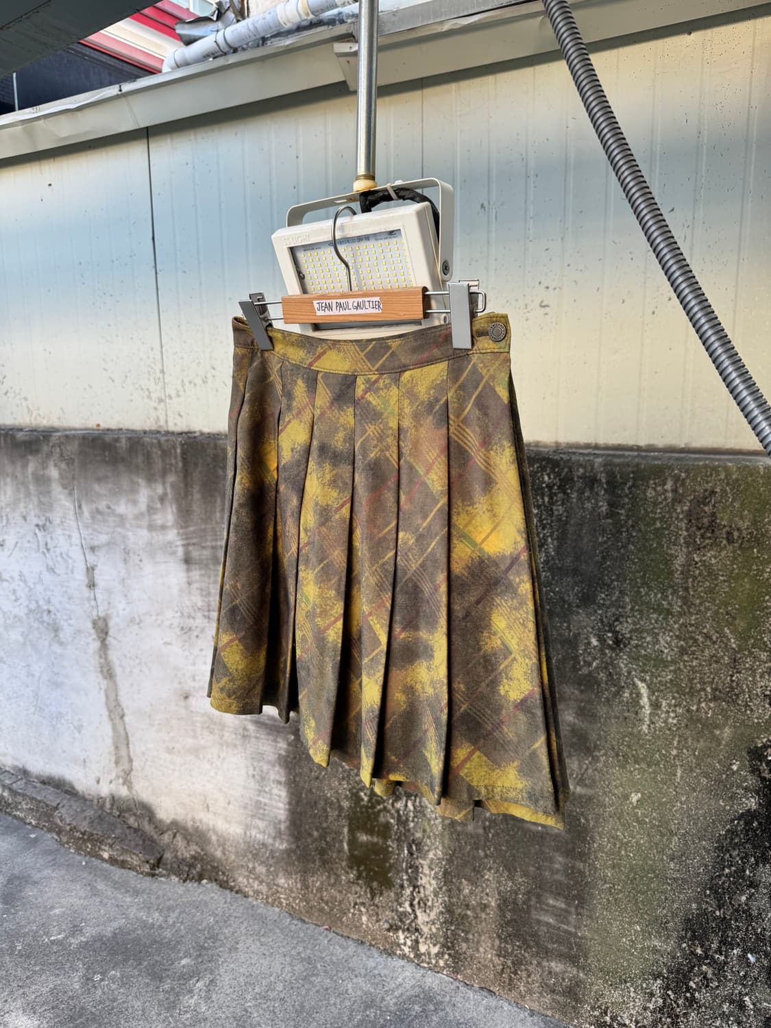 90‘s 장폴고티에 랩 플리츠 스커트 상품이미지3