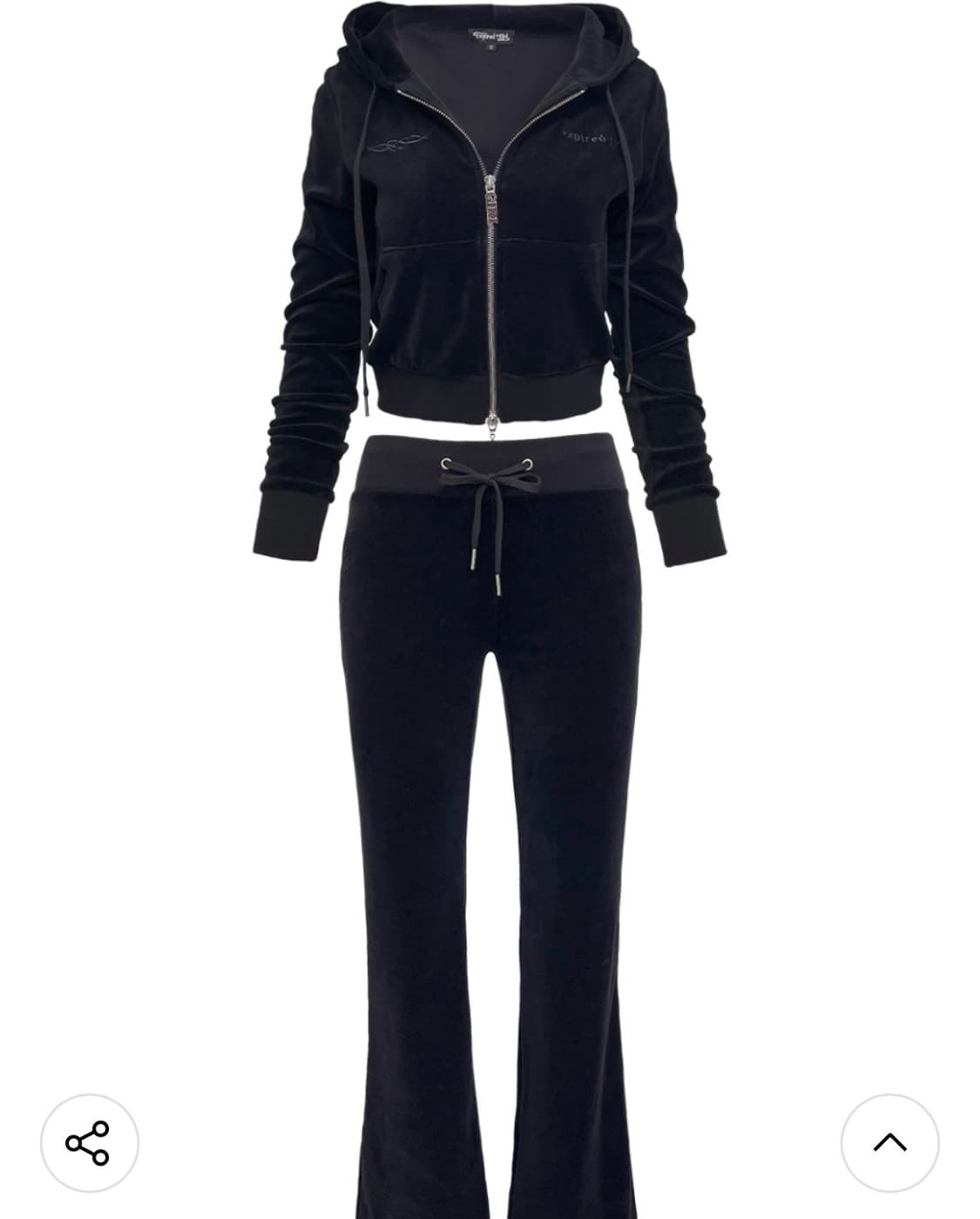 익스파이어드걸 벨벳 셋업 s 상품이미지1