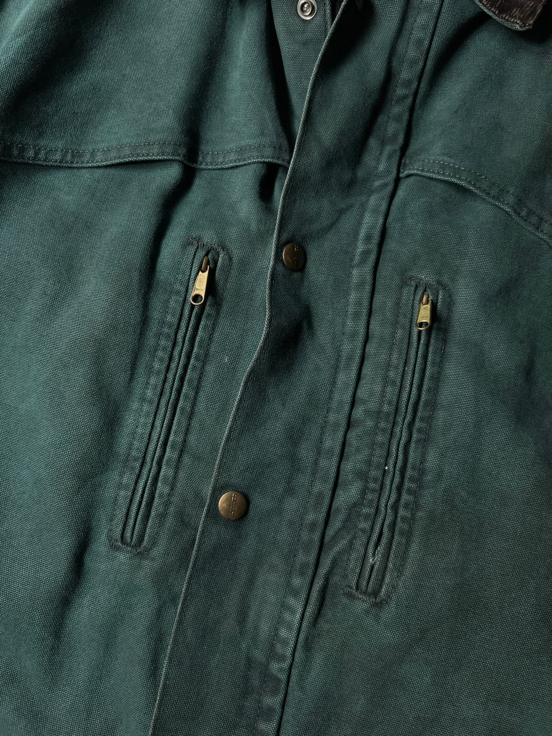 [L]칼하트 USA 헌터그린 캔버스 워크자켓 상품이미지3