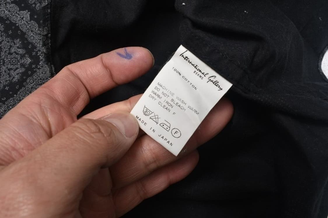 빔즈 반다나 패텬 셔츠 남방 XL M0043 상품이미지3