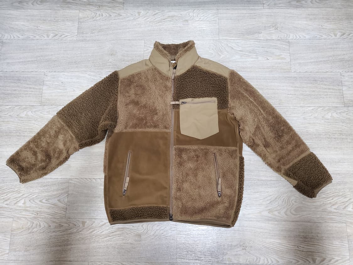 [M] 유니클로 x 엔지니어드가먼츠 플리스 후리스 자켓 브라운 상품이미지3