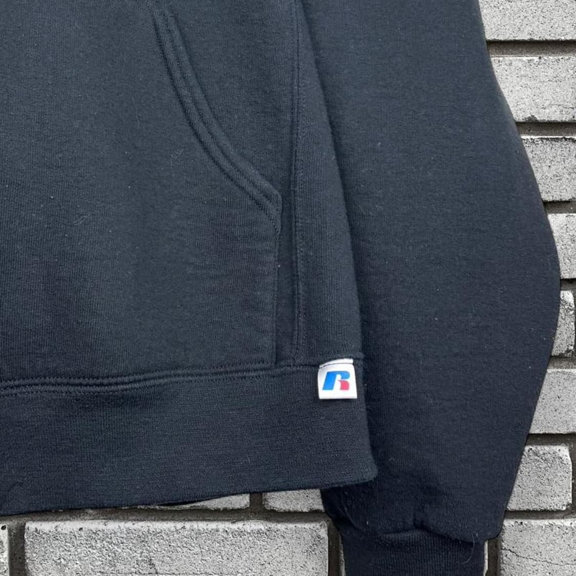 00s 러셀 애슬레틱 후드집업 블랙 상품이미지3