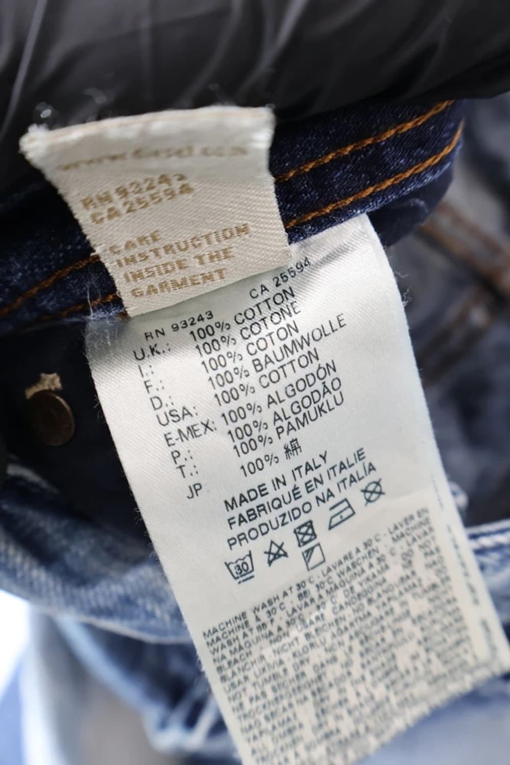 Diesel Italy Bleach Wash Denim Pants 상품이미지10