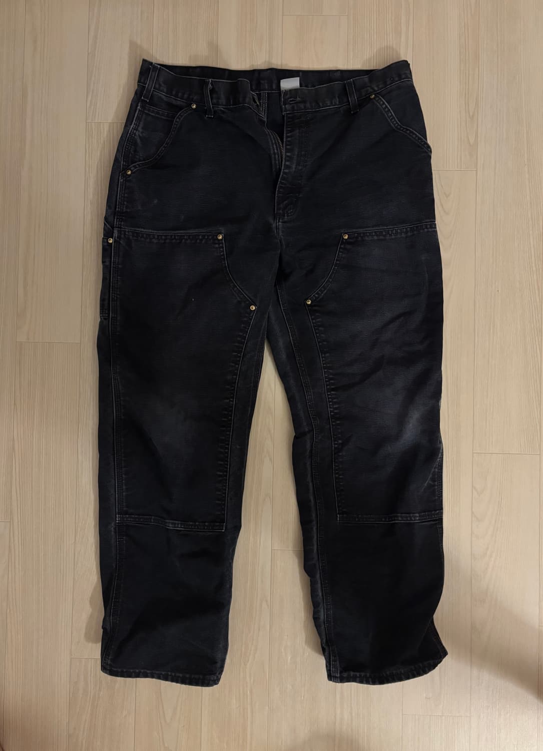 칼하트 더블니 페이드 블랙 usa 36x30 상품이미지1