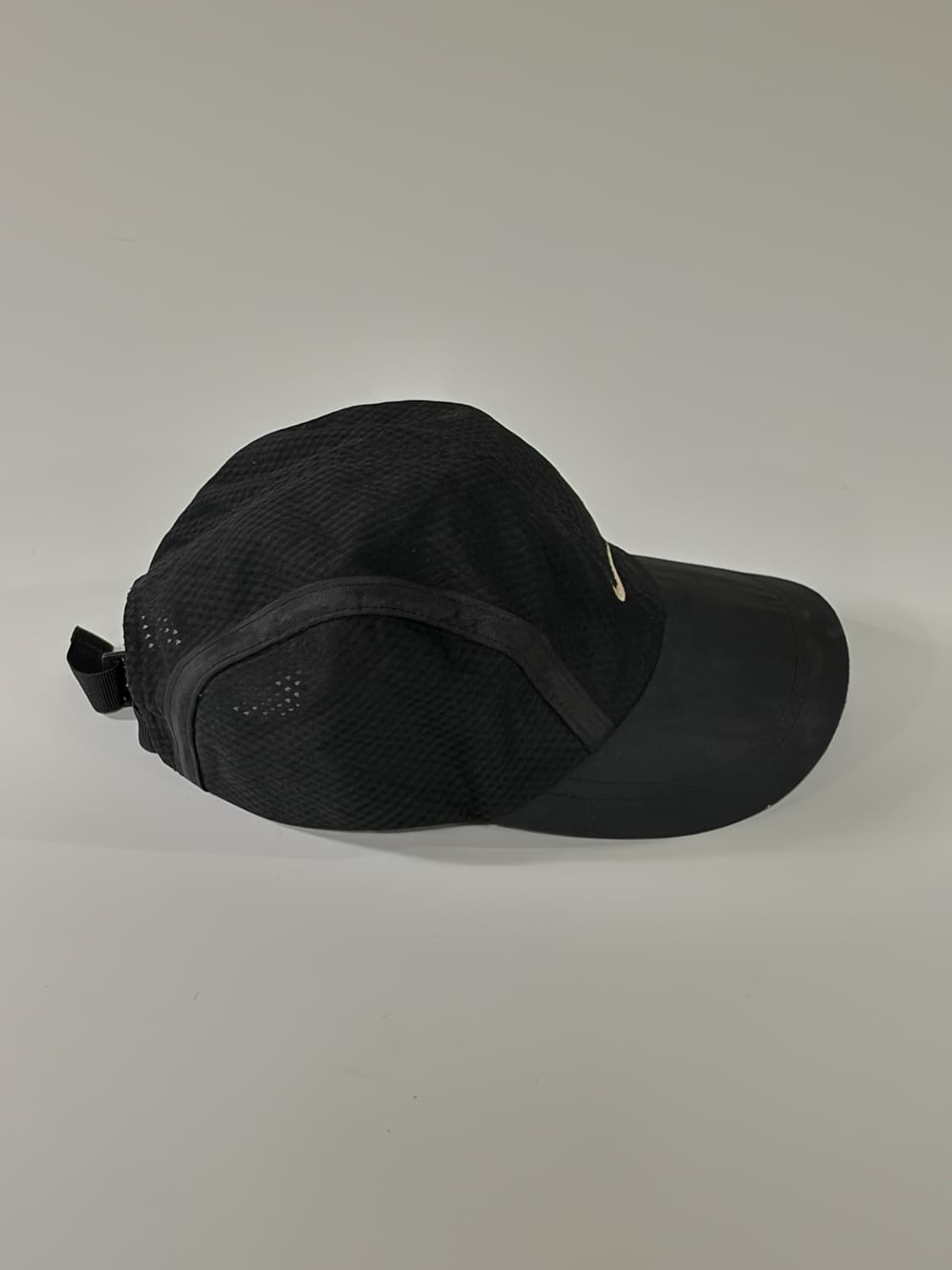 90s Nike (나이키) 빈티지 스몰 스우시 블랙 메쉬 볼캡 상품이미지5