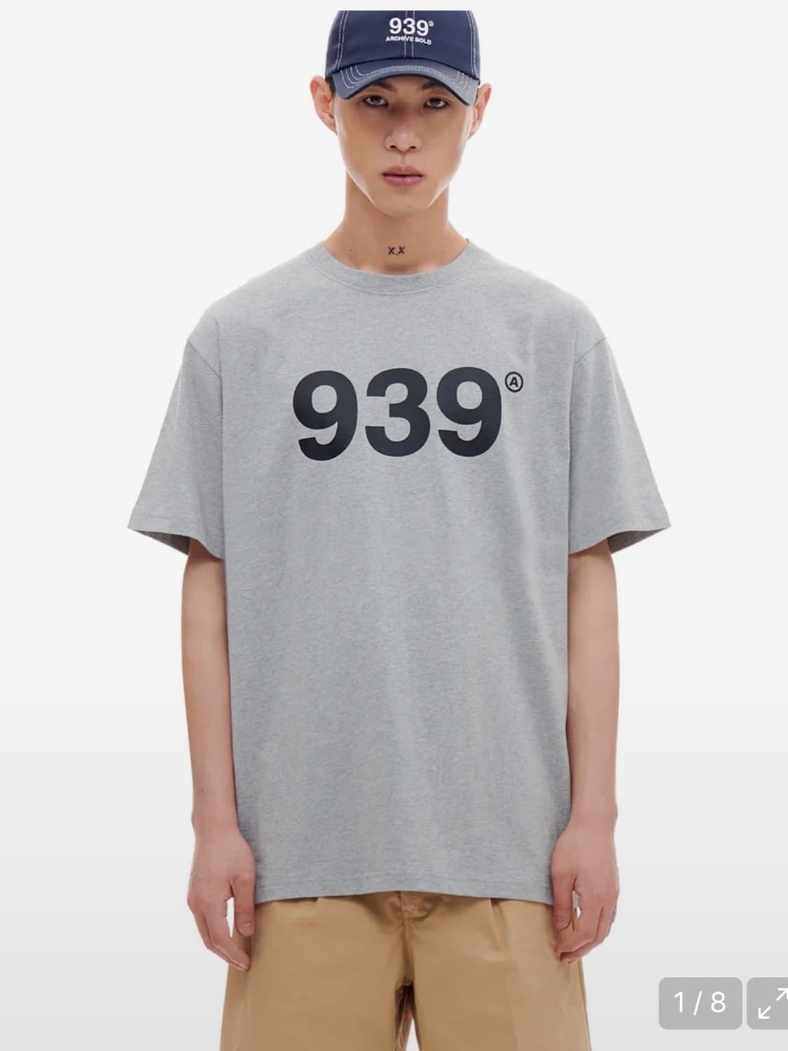 아카이브볼드 939 반팔티셔츠 그레이 상품이미지1