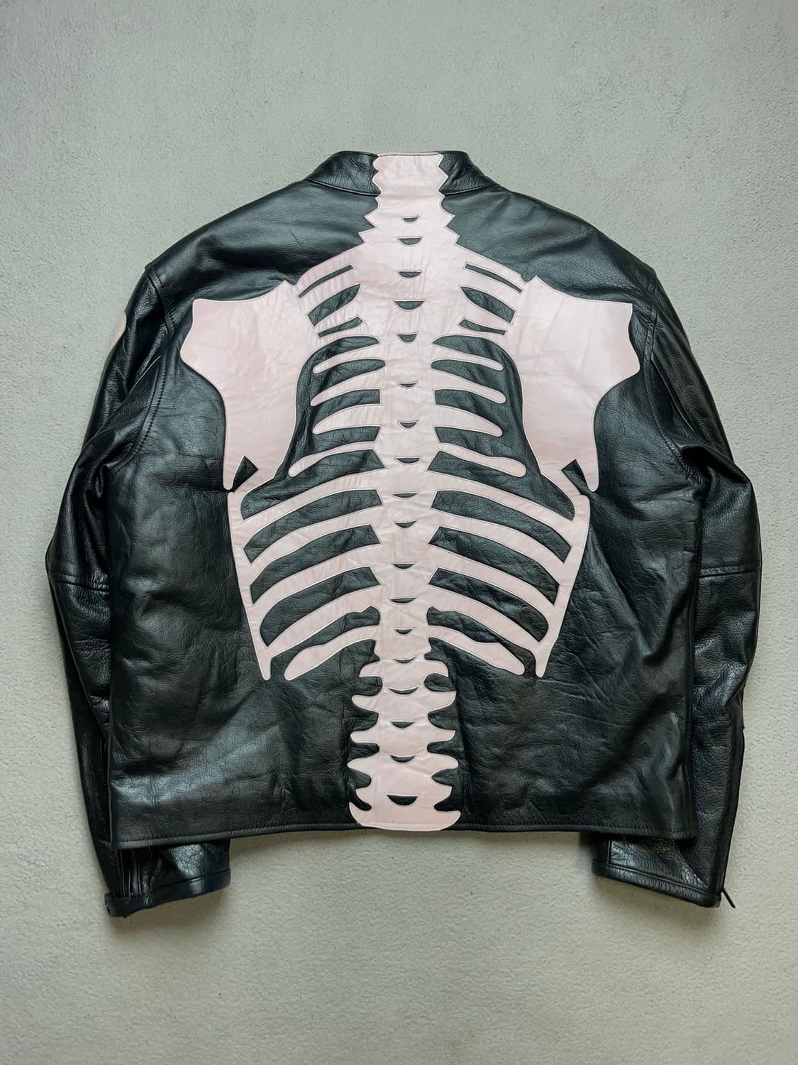 [택❌] 스켈레톤 소가죽자켓 -100-105 (밴슨 스타일) 상품이미지3