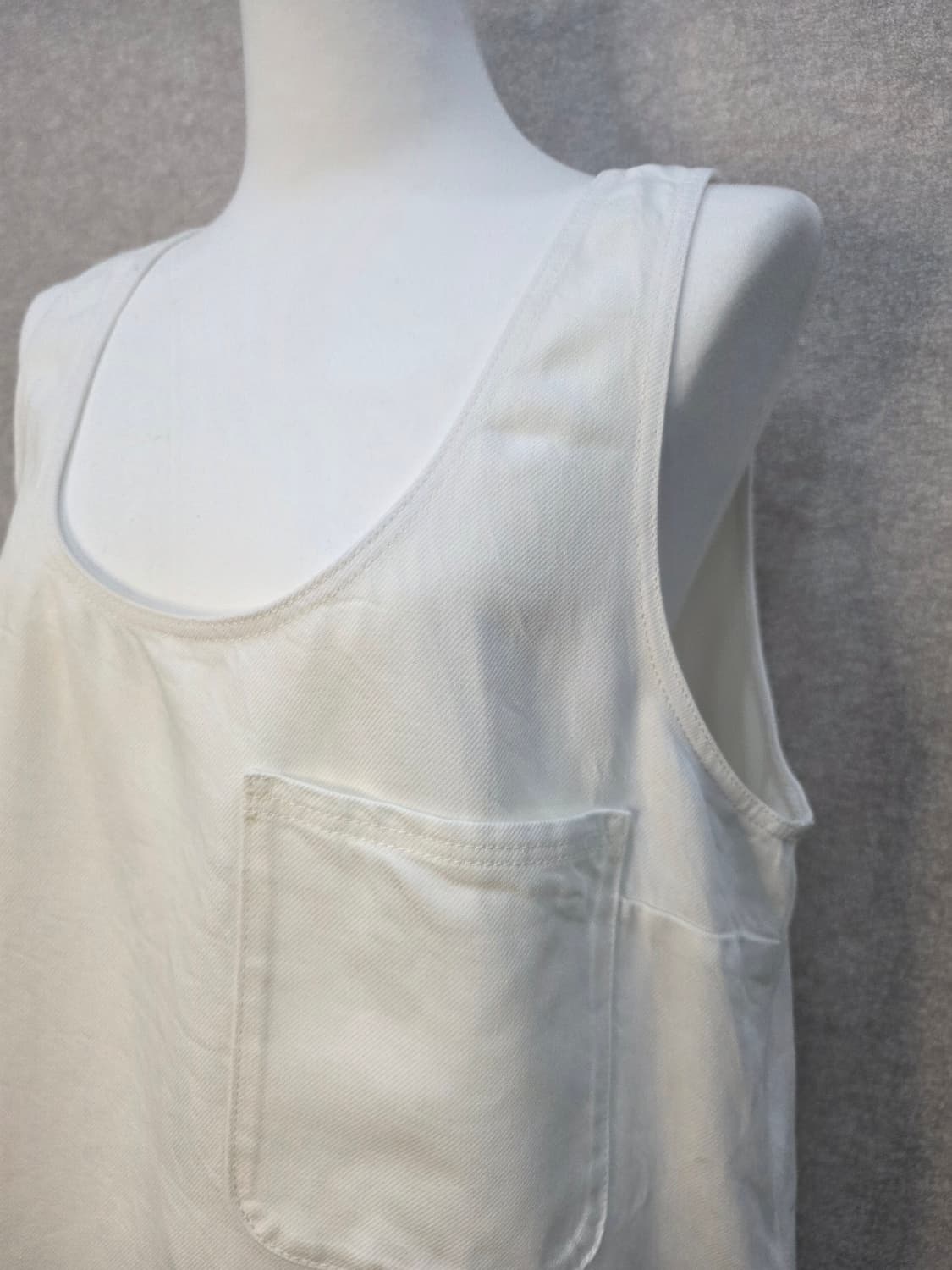 마시모두띠 슬리브리스 포켓 탑 나시 Massimo Dutti 상품이미지7