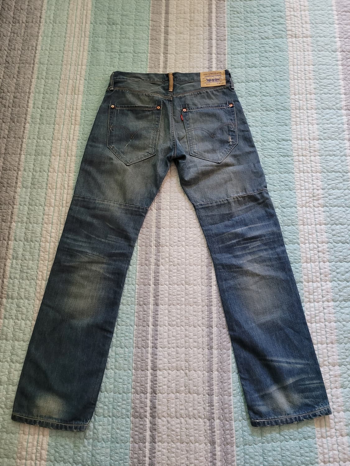 리바이스 XF 523 바이커 빈티지디테일 스트레이트 워싱진 30사이즈 상품이미지6