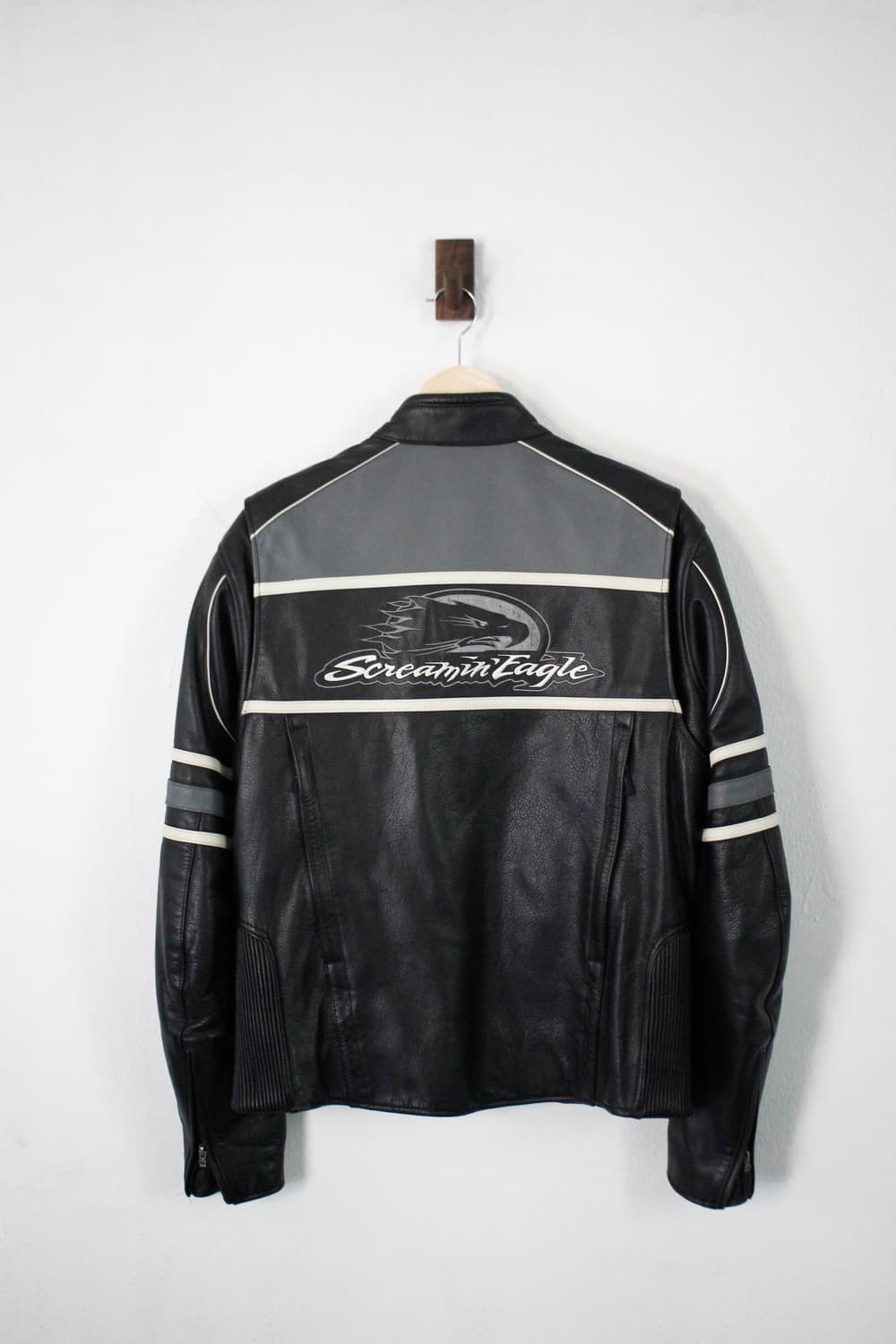 Haley-Davidson Leather Racing Jacket 상품이미지2