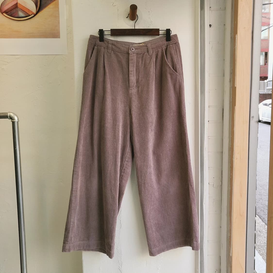 Samansamos2 그레이쉬라벤더 코듀로이 팬츠 상품이미지1