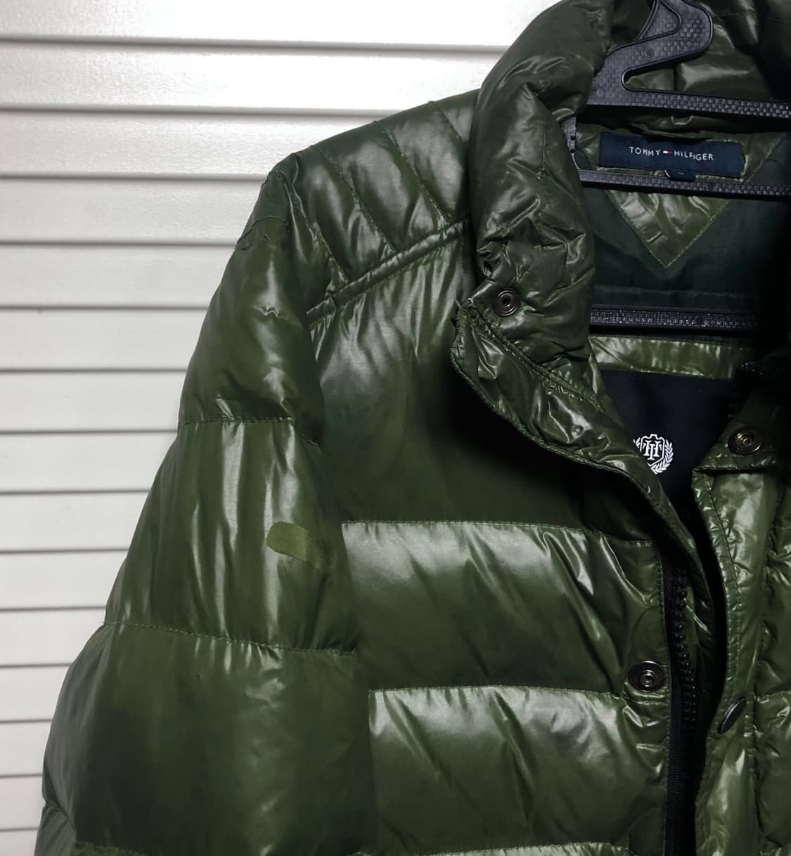 타미힐피거 패딩 자켓 딥카키 다운 상품이미지6