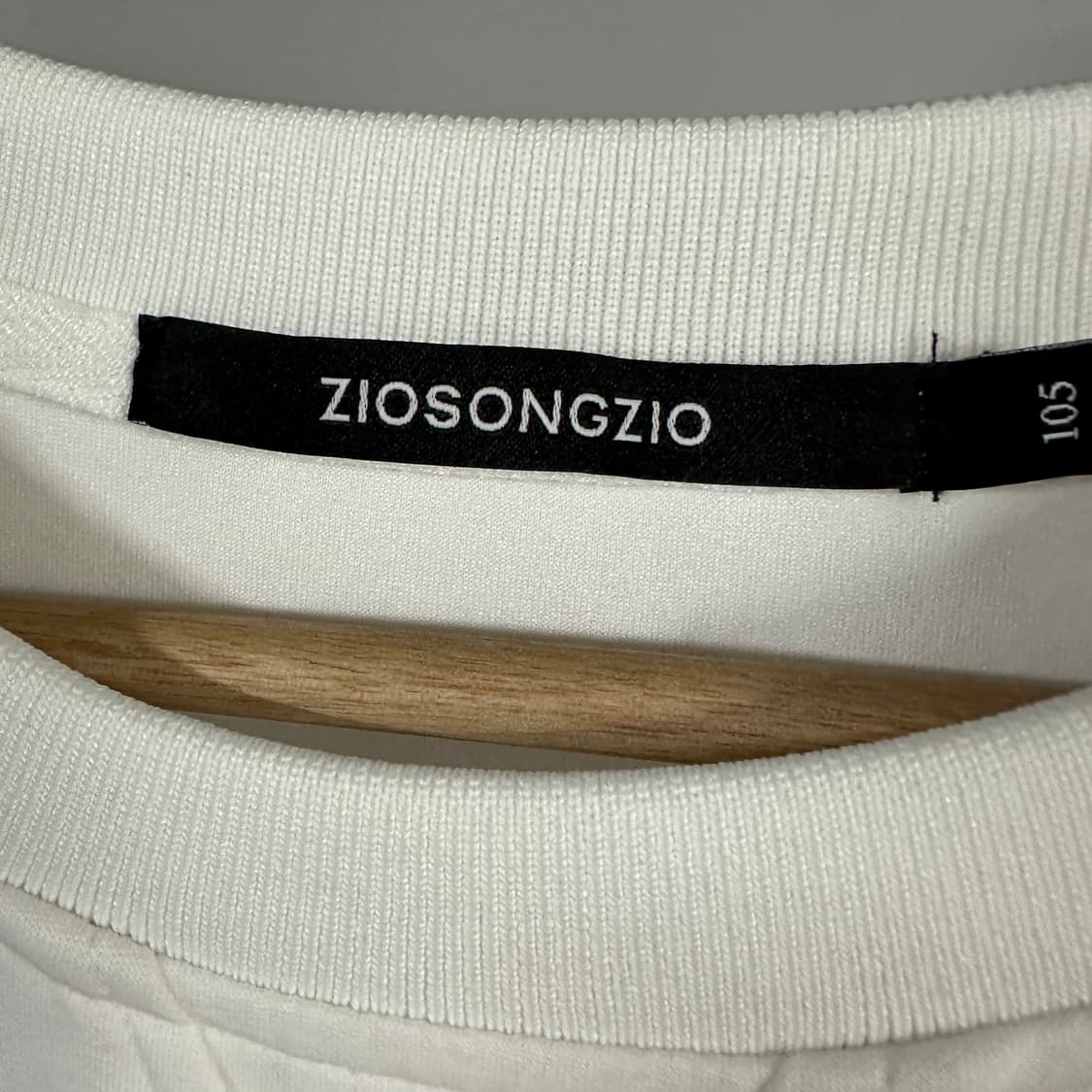 지오 송지오 자수 오버핏 반팔 티셔츠 상품이미지2