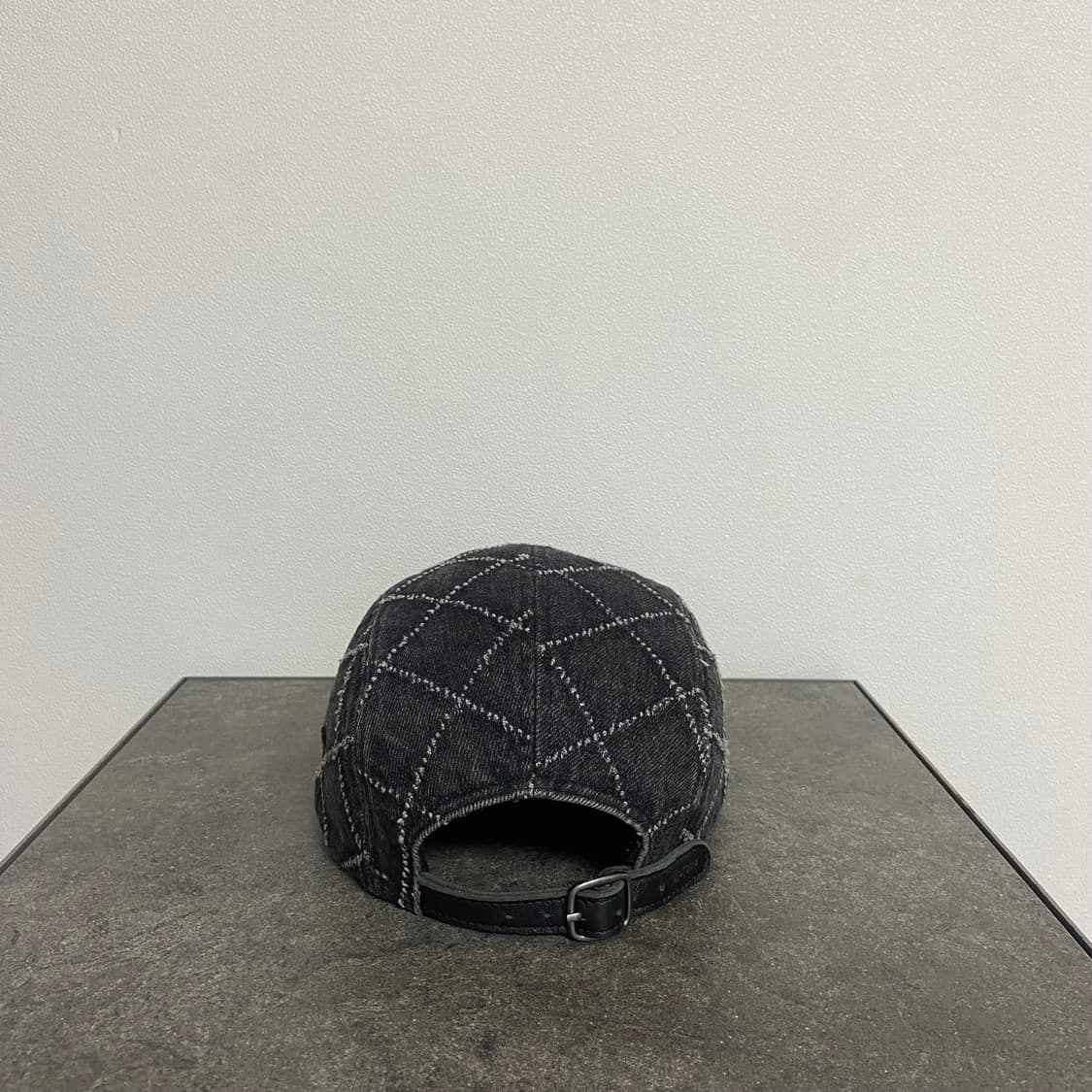 (OS) 슈프림 박스로고 캠프캡 모자 펀치드 데님 블랙 상품이미지4