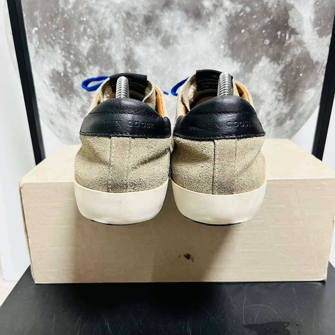 정품 43) 골든구스 누벅 블랙탭 블루 레이스 스니커즈 275~280 상품이미지4