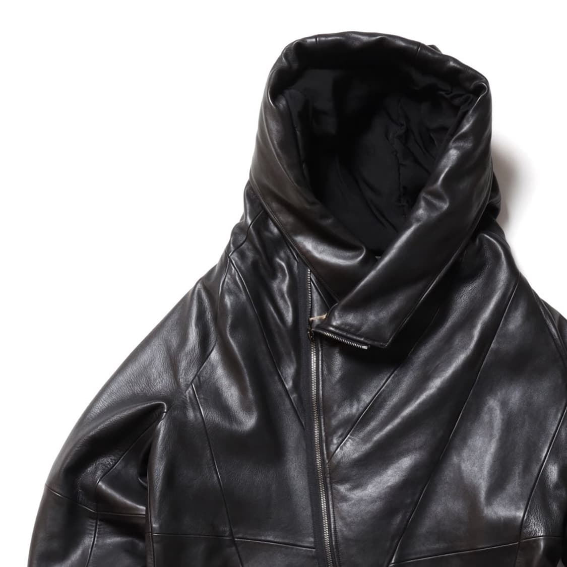 율리우스 Julius Leather Hoodie Coat 상품이미지3
