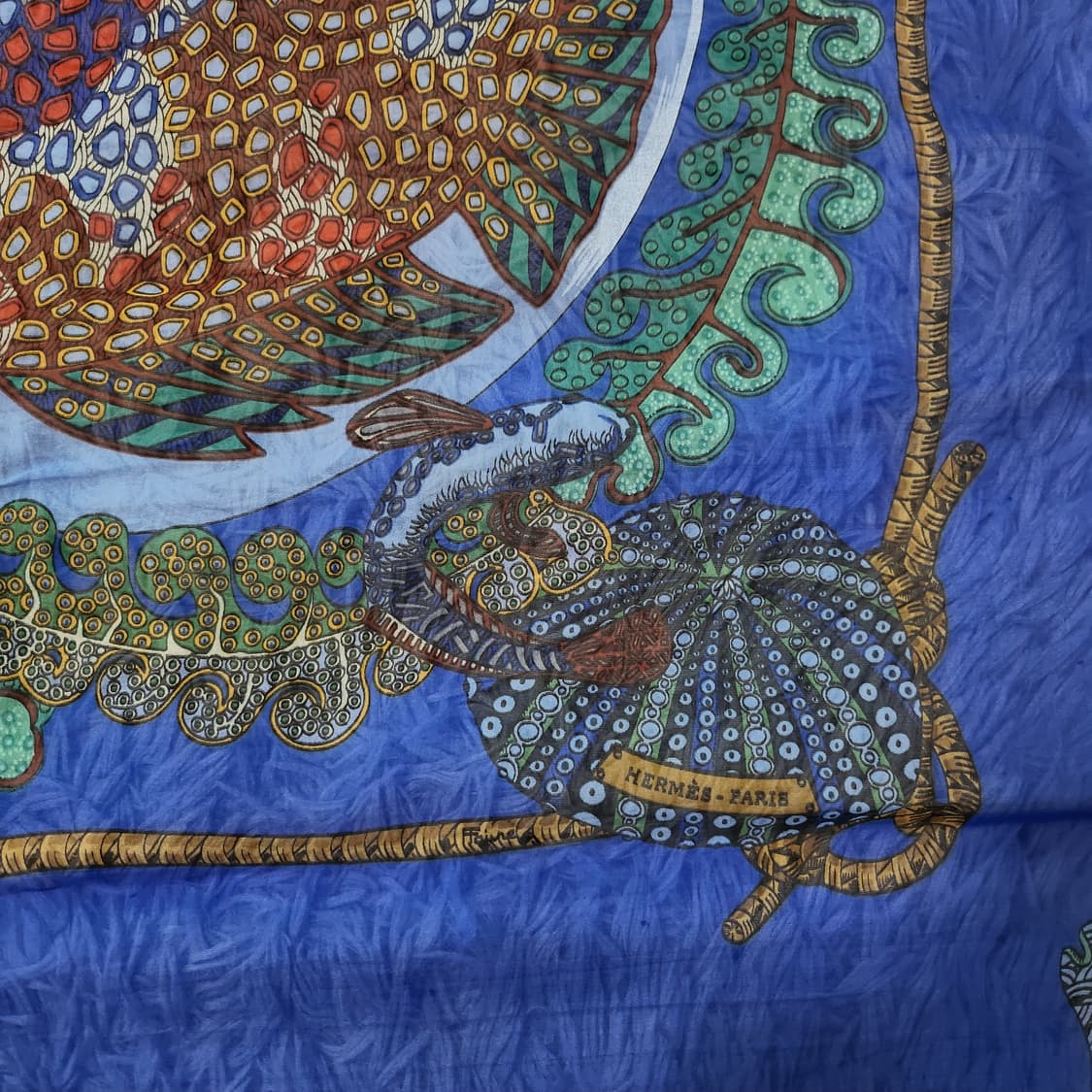 [미사용] 에르메스 실크 100% 스카프 상품이미지5