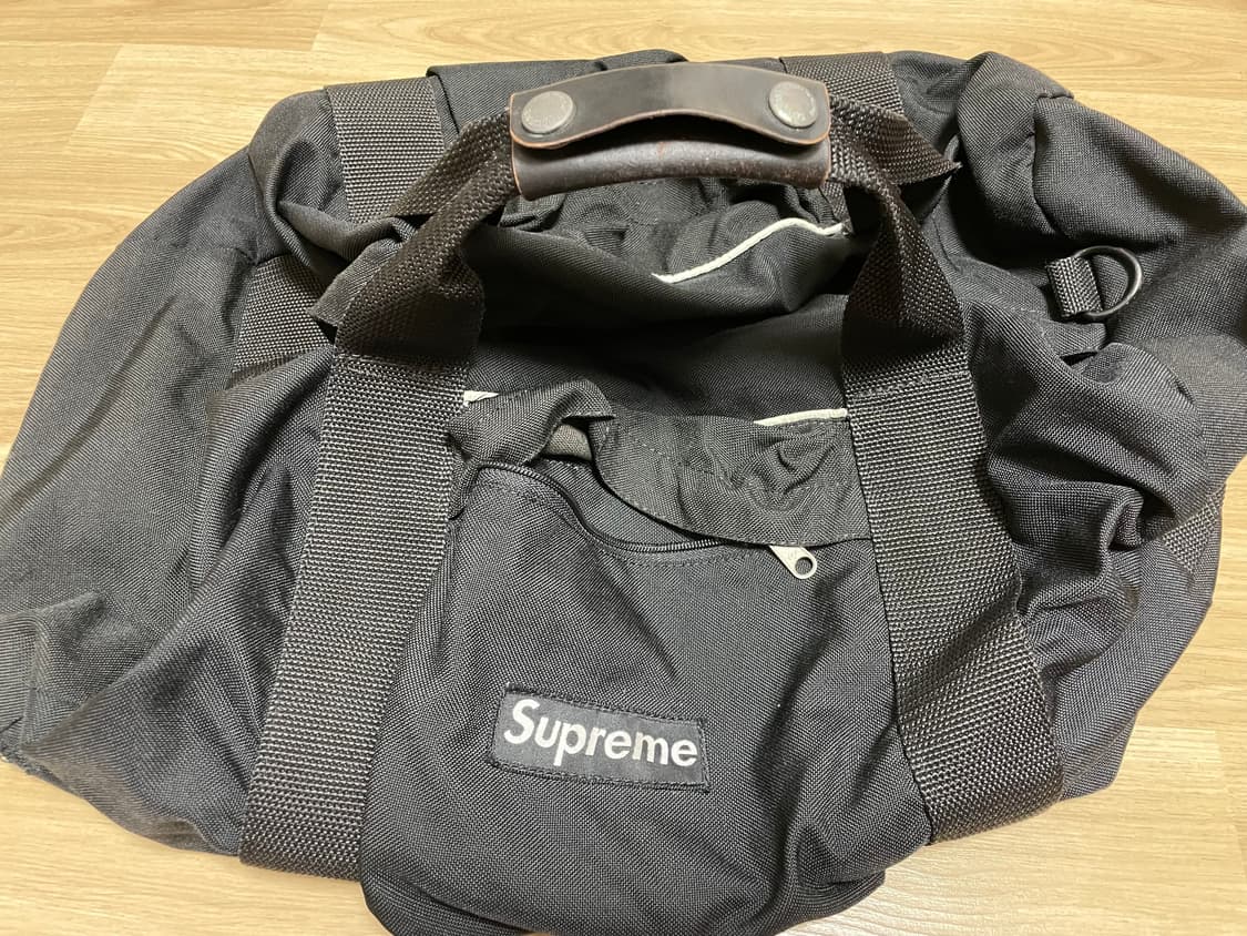 90s supreme 미제 슈프림 더플백 블랙 상품이미지1