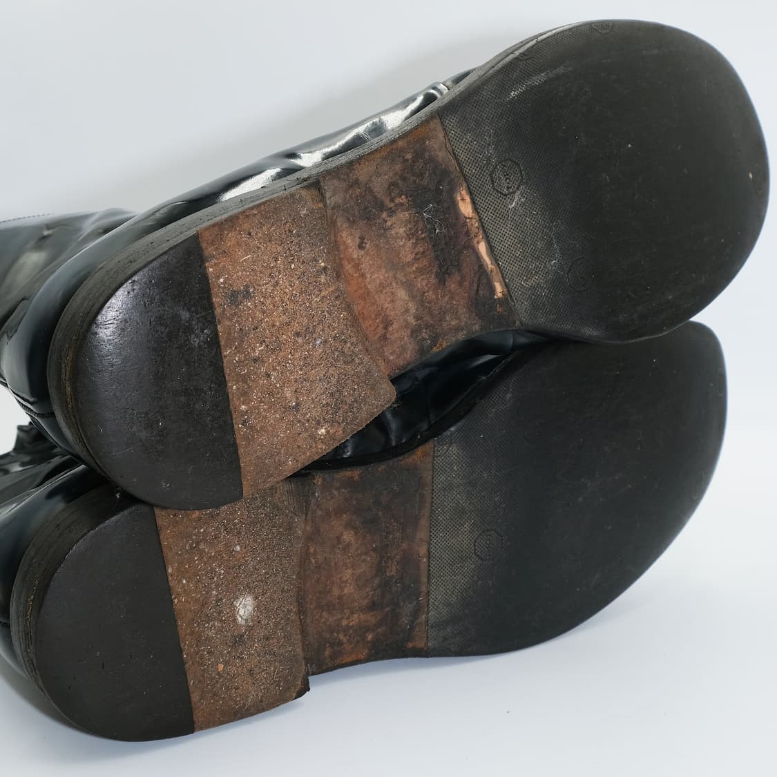 메종 마틴 마르지엘라 폴리시드 레더 사이드 지퍼 부츠 43(280) BT 상품이미지9