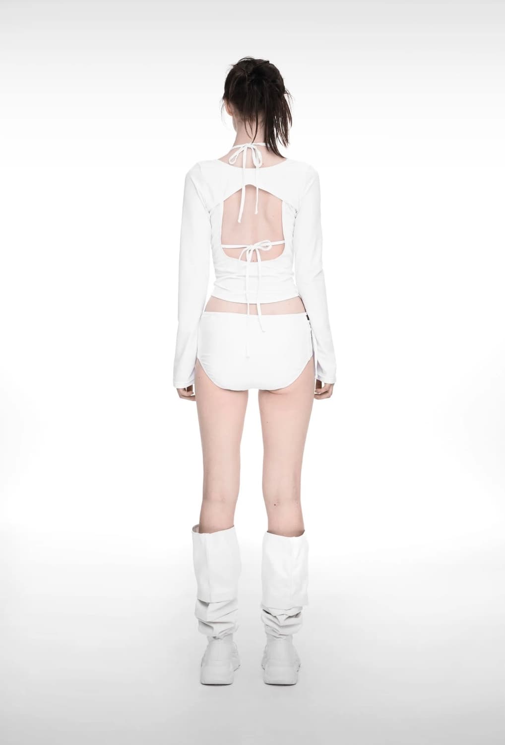 나체 NACHE 수영복 (garter swim suit white) 상품이미지4