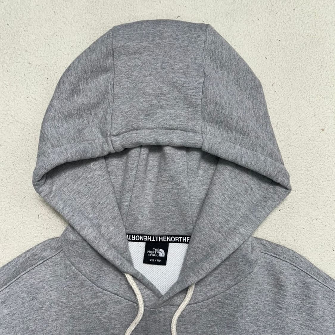 THE NORTH FACE 그레이 후드 2XL 상품이미지3