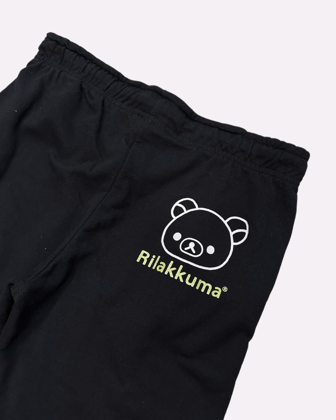 RILAKKUMA logo capri sweat pants 상품이미지5