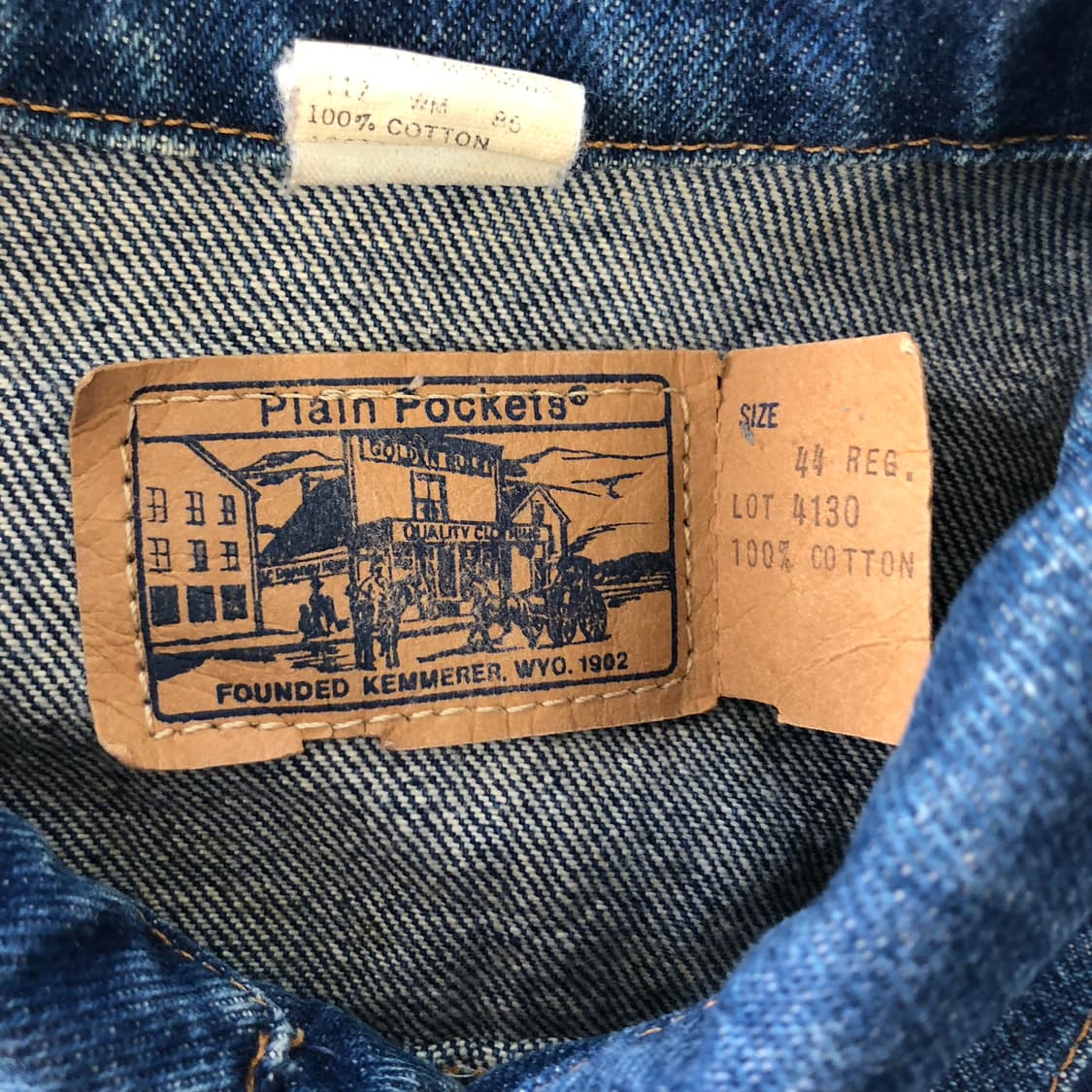 1970s 플레인포켓 데님 자켓 상품이미지6