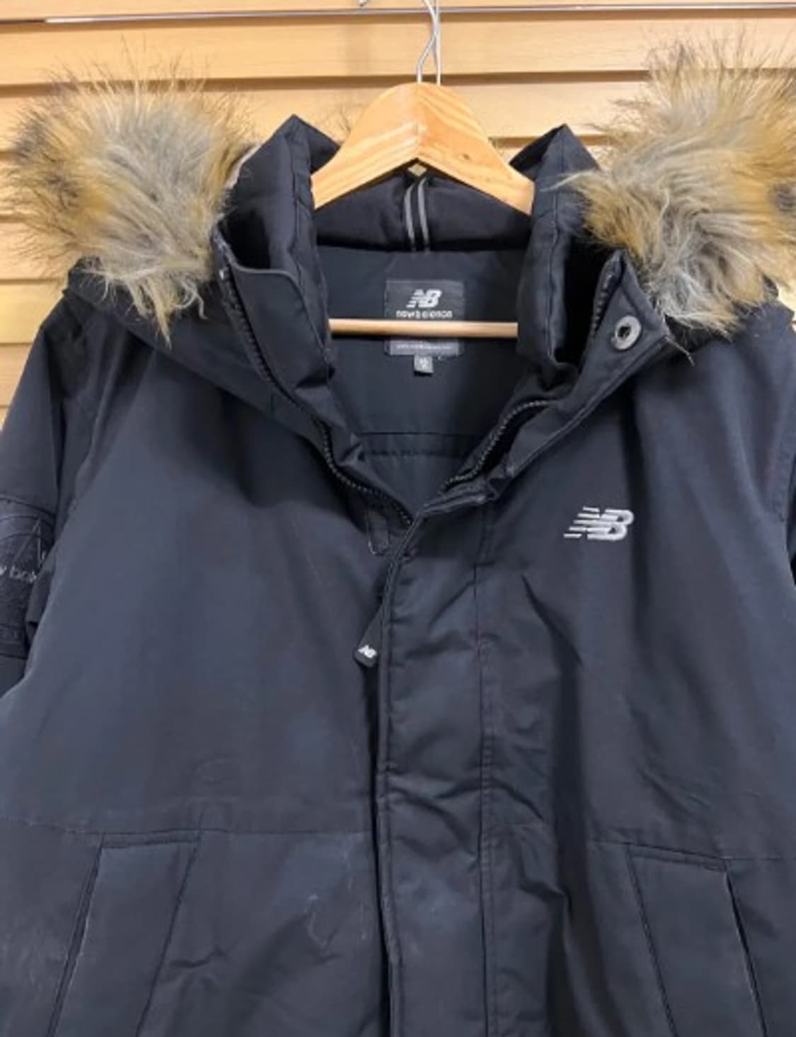 뉴발란스 남성 블랙 덕다운패딩점퍼 패트롤숏패딩 95 상품이미지1