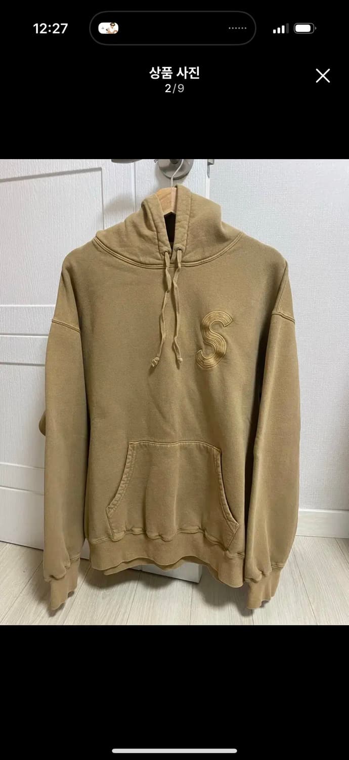 슈프림 오버다이드 후드 L 사이즈 큰 하자 없는   살짝의 사용감만 있습 상품이미지1