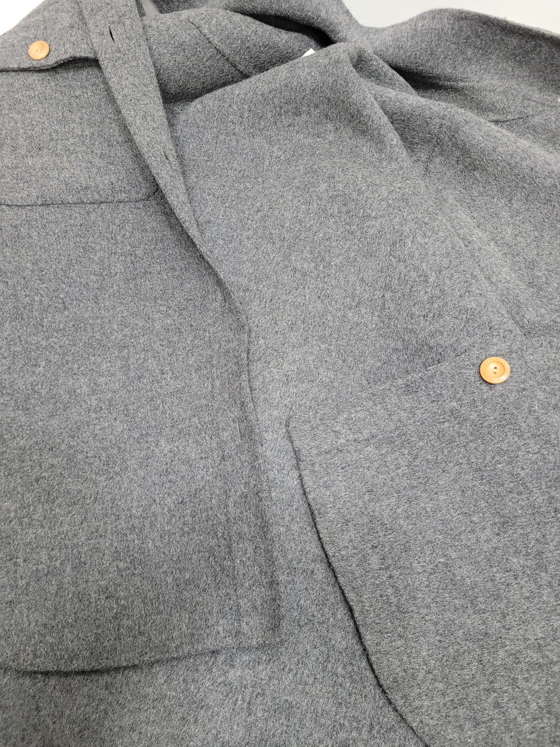 스튜디오톰보이 오버핏 셔츠형 울 자켓 / 여 FREE
 상품이미지7