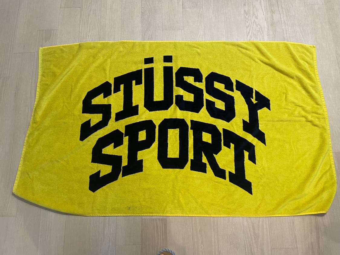 스투시 스포츠 비치 타월 옐로우 상품이미지1