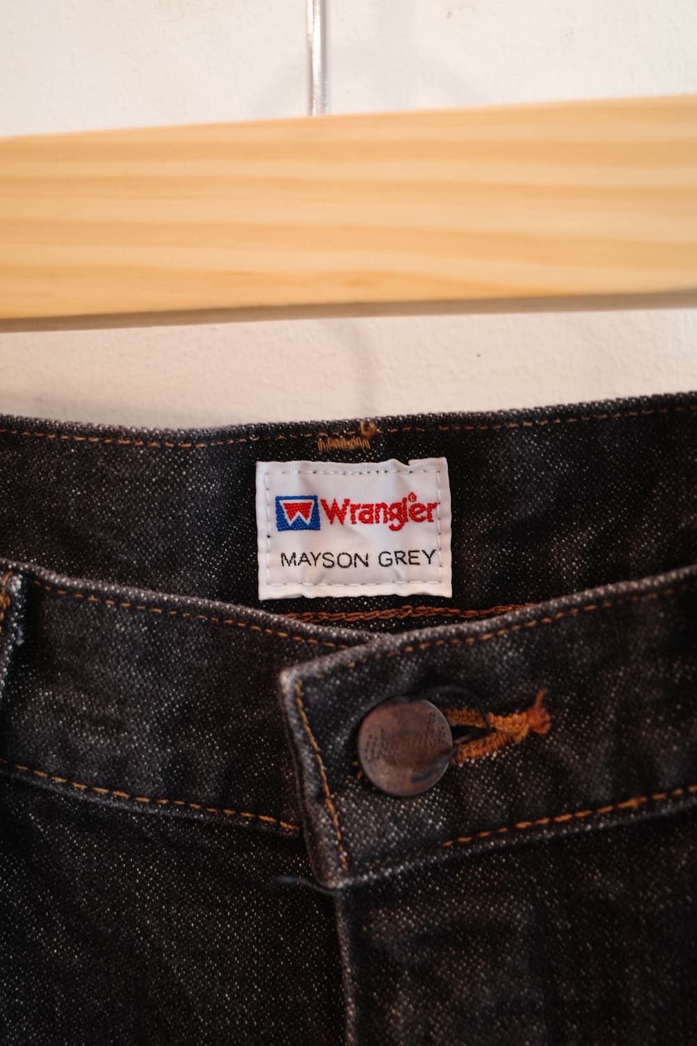 Wrangler x MAYSON GREY 랭글러 흑청 데님 (30인치) 상품이미지3