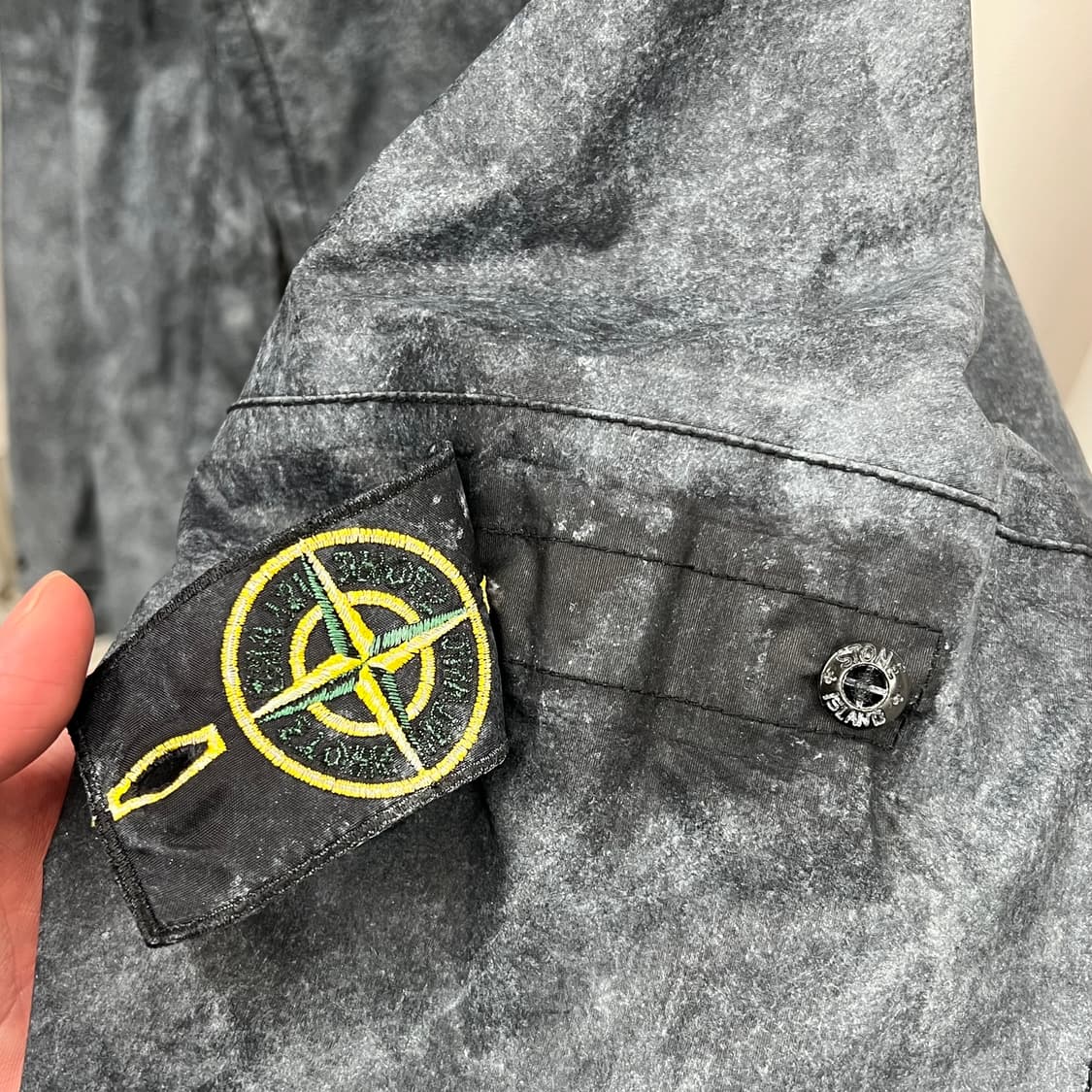 스톤아일랜드 멤브라나 3L 더스트 컬러 피니쉬 자켓(L) 상품이미지8