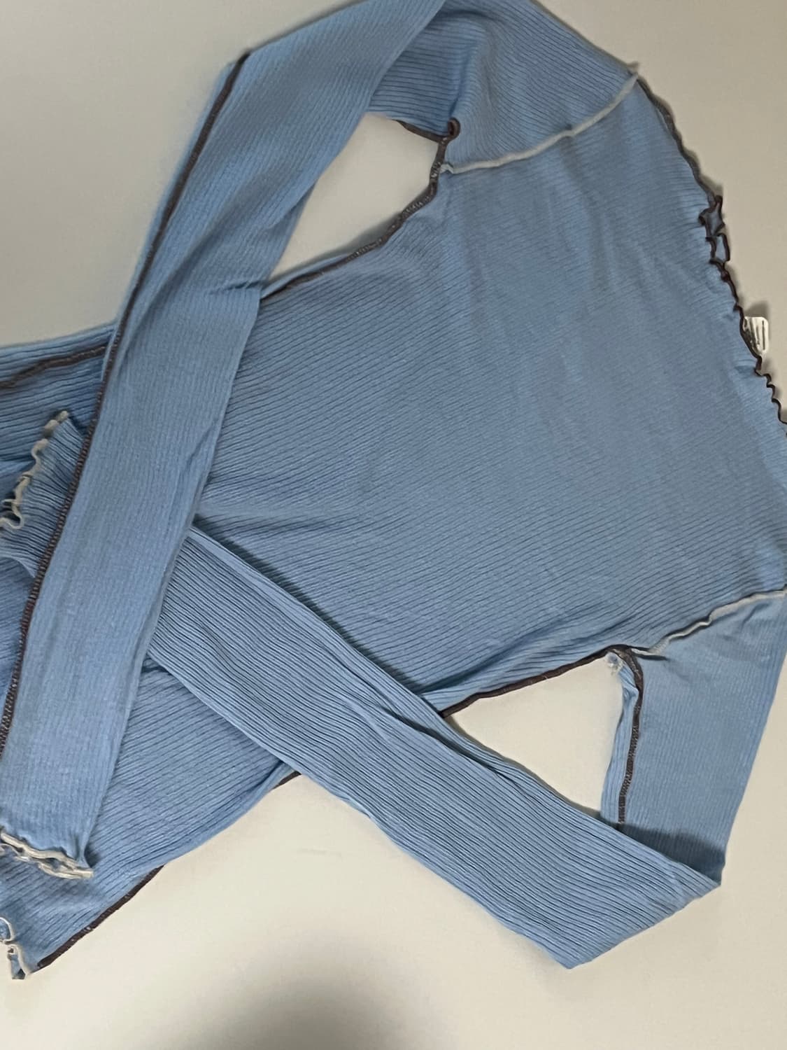 베이스레인지 vein longsleeve kev blue M 상품이미지7