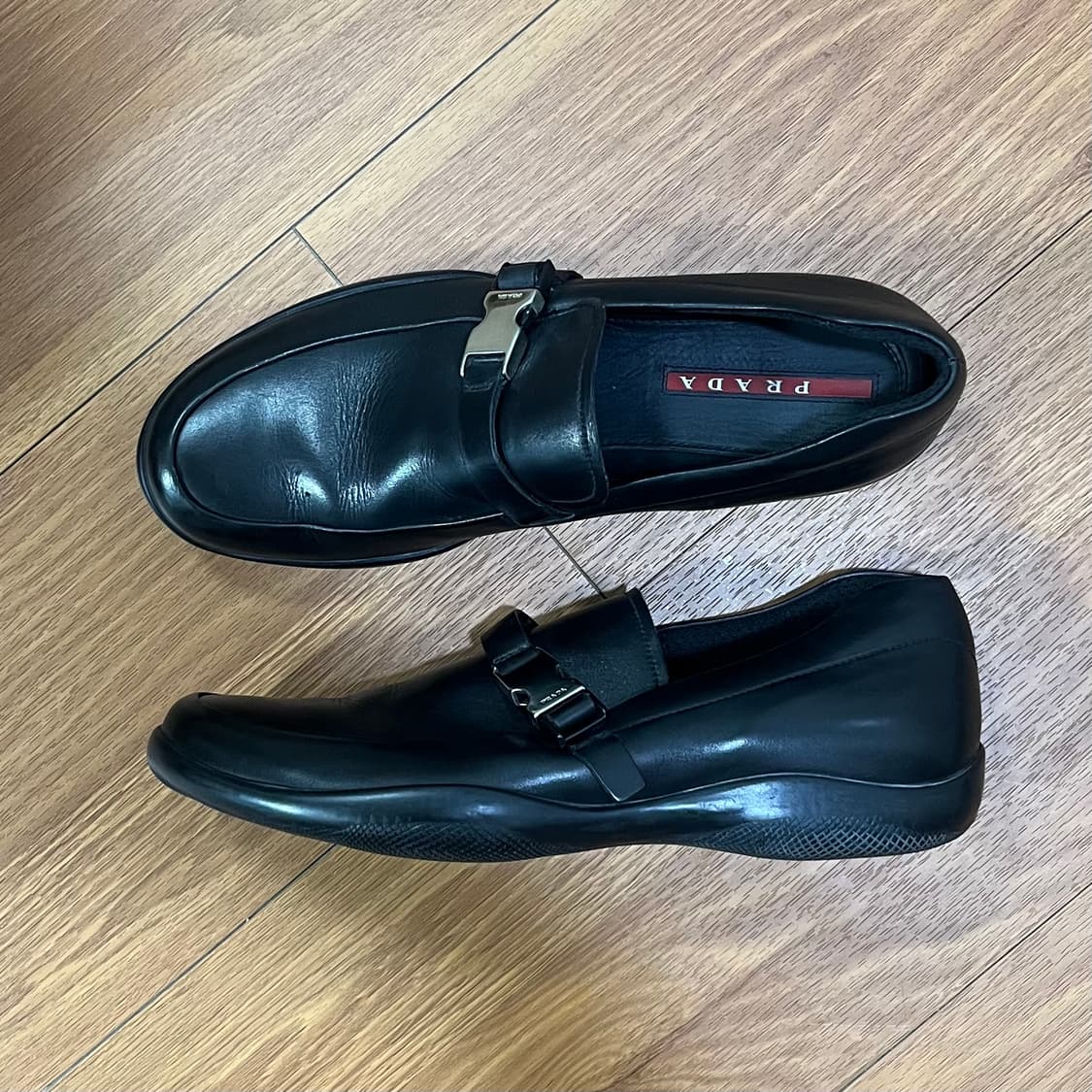 Prada Sports Buckle Loafers 상품이미지1