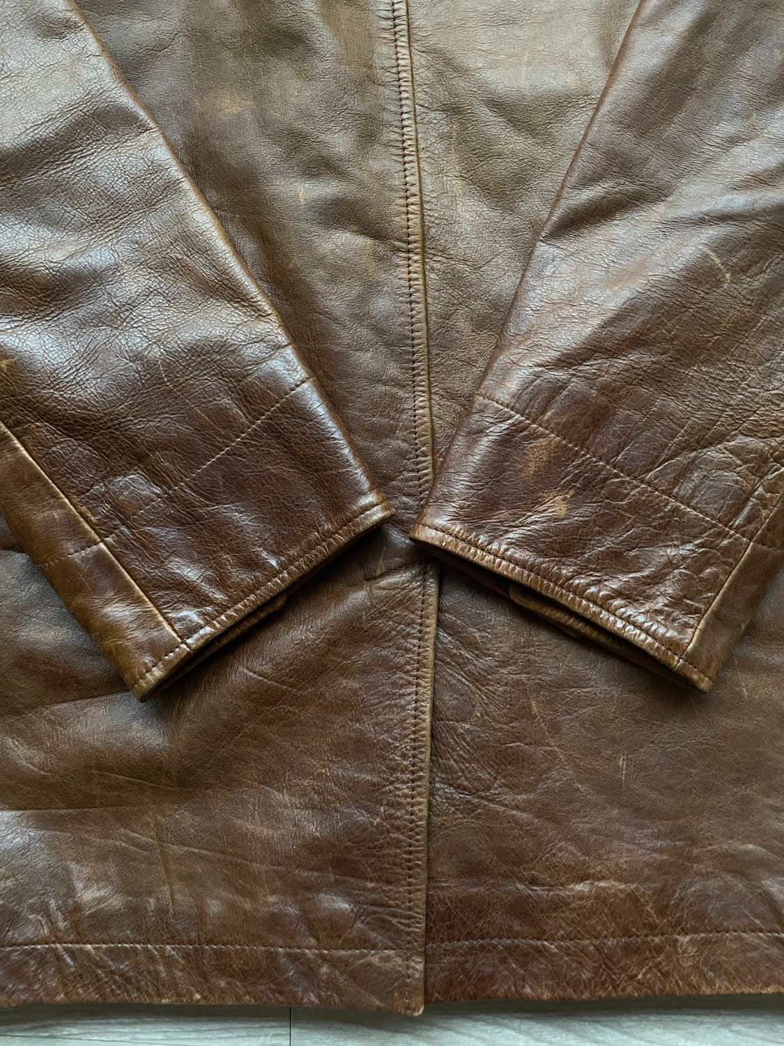 90s 올드갭 레더 카코트 브라운 gap carcoat 상품이미지9